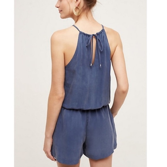 SALE Anthro Westward Romper Elevenses Keyhole - Picture 3 of 4